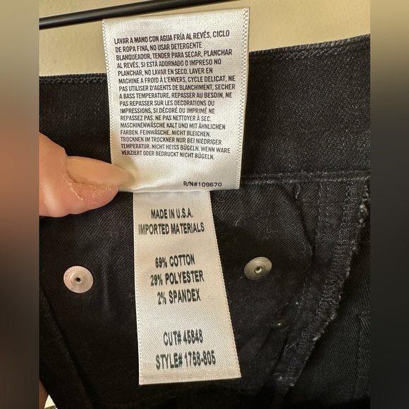 Citizens of Humanity Rocket Ankle High Rise Skinny Jeans w/ Stud Detail 26 Black - Picture 12 of 13